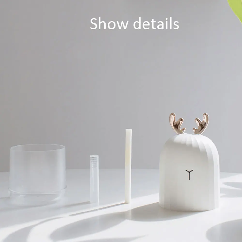 

7Color USB Change LED Night lamp light with 220ml Aroma Essential Oil Diffuser Humidifier Cool Mist for baby home