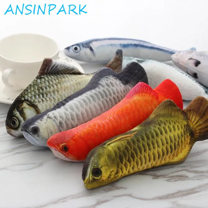 ANSINPARK new beautiful artificial cat toy fish plush puppy pet dog toys cat toys fun cat sleeping pillow mint catnip p666 ANSINPARK new beautiful artificial cat toy fish plush puppy pet dog toys cat toys fun cat sleeping pillow mint catnip p666