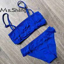 От 7 до 16 лет, однотонный детский купальник для девочки, Детский купальник-бикини для девочки-подростка, купальный костюм из двух предметов