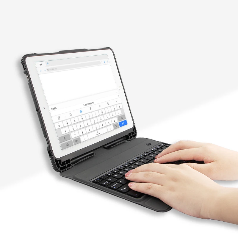 Для Apple iPad 9,7 чехол Bluetooth клавиатура с Съемная клавиатура для нового iPad 9,7 дюймов A1893 A1954 чехол