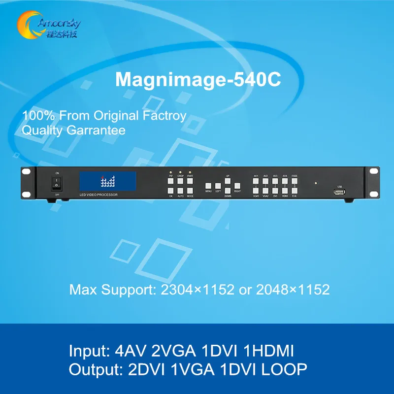 

Regular LED Video Display LED Wall Controller Magnimage Video Processor 540C LED-540C LED-540CS Flexible LED Display Processor