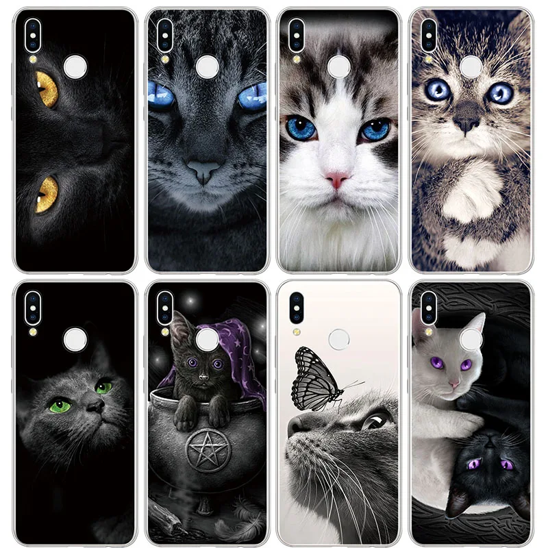 

Lovely Cat TPU Cover For Huawei P Smart 2019 P8 P9 P10 P20 P30 Lite 2017 Pro Plus P9 Lite mini Mate 10 20 Pro Lite Soft Case
