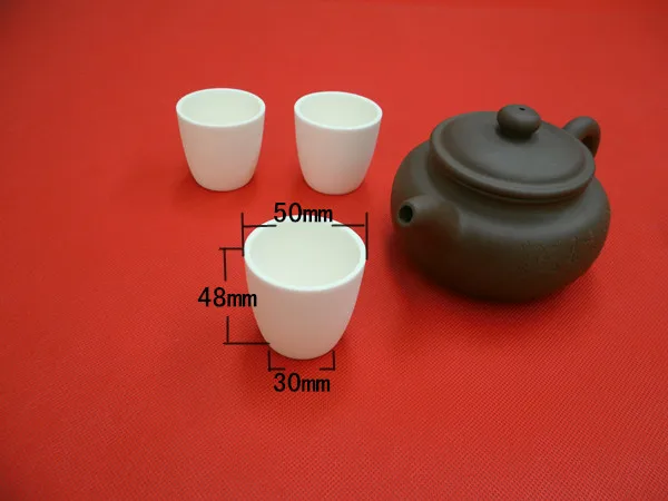 

Upper dia50x48mm 50ml capacity arc-shaped 99% pure crucible ceramic