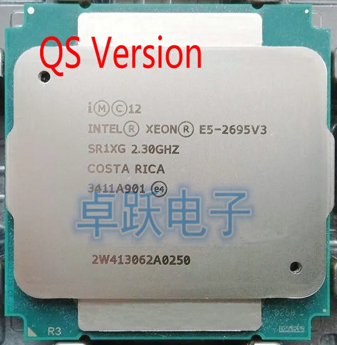 Оригинальный процессор Intel Xeon QS E5 2695 V3 версия 2 3 ГГц 35 м 14 ядер 22 нм E5-2695V3 120 Вт 2695V3 |
