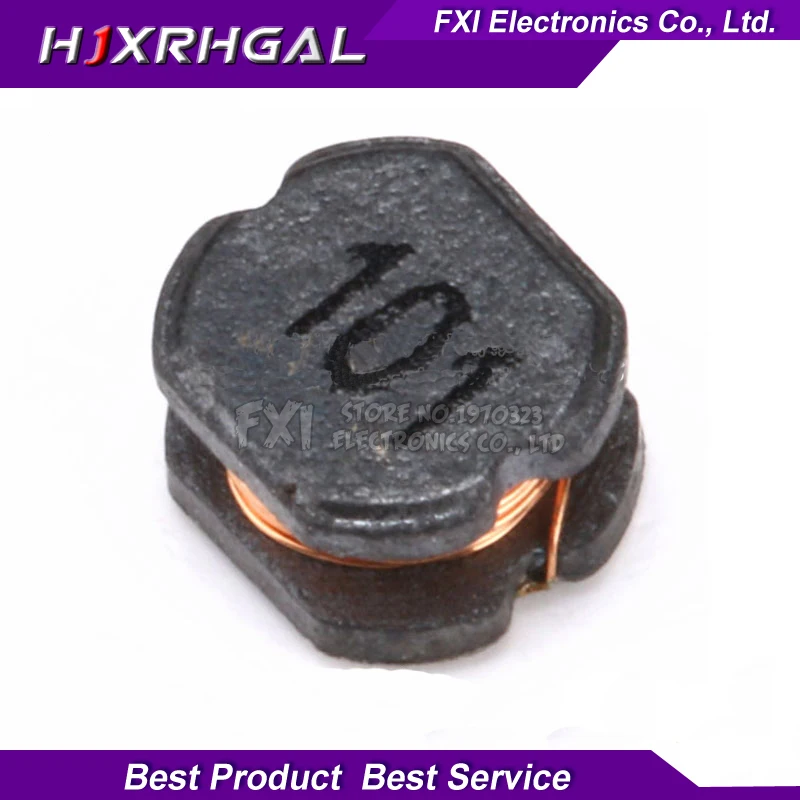 

10PCS CD43 100UH (101) Inductors Wire Wound Chip Shielded Inductor