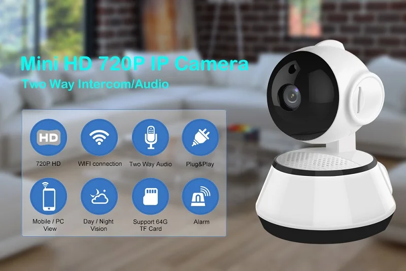 720P Мини WiFi IP Camaras de Seguridad CCTV беспроводная домашняя камера ночного видения безопасности няня камера