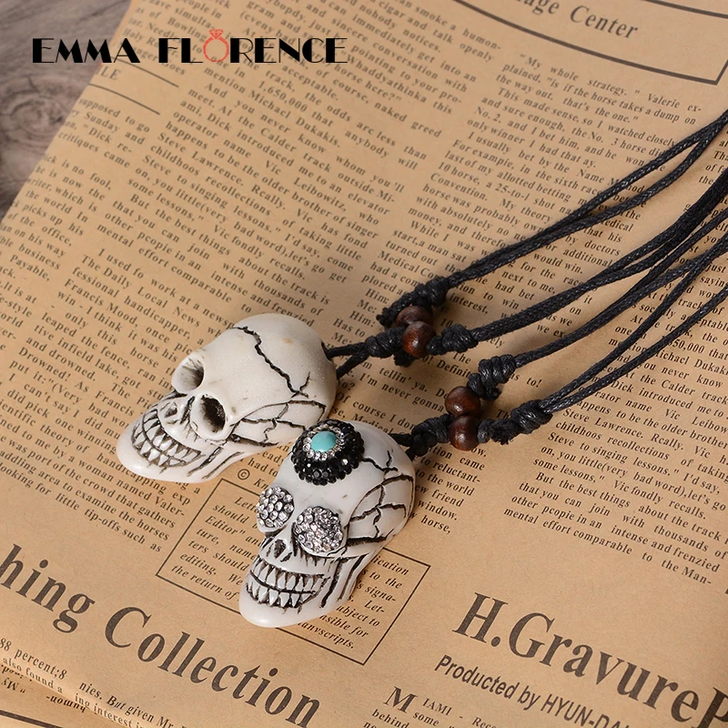 2017 AliExpress Hot Fashion Vintage Skeleton Women Choker Necklaces Leather Rope Chain Punk Pendants Necklaces For Woman Jewelry Aliexpress : image 2017 AliExpress Hot Fashion Vintage Skeleton Women Choker Necklaces Leather Rope Chain Punk Pendants Necklaces For Woman Jewelry Aliexpress