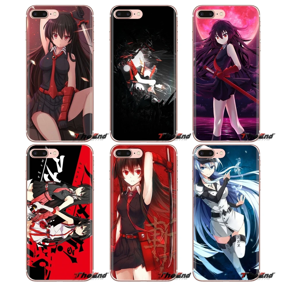 Для iPod Touch Apple iPhone 4 4S 5 5S SE 5C 6 6S 7 8 X XR XS Plus MAX мягкие прозрачные чехлы Чехлы Akame Ga Kill