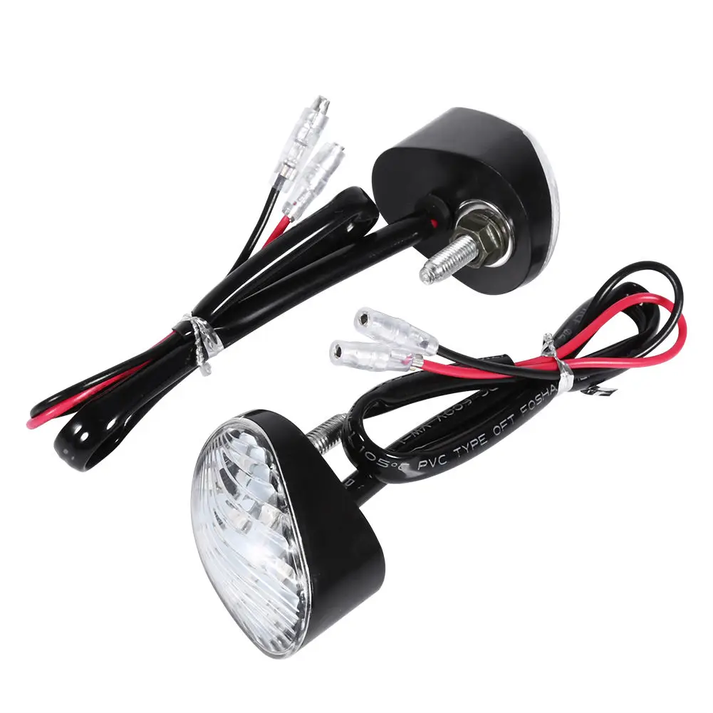 2pcs/set  Amber LED Turn Signal Indicator Light Flush Mount For  YZF R1 R6