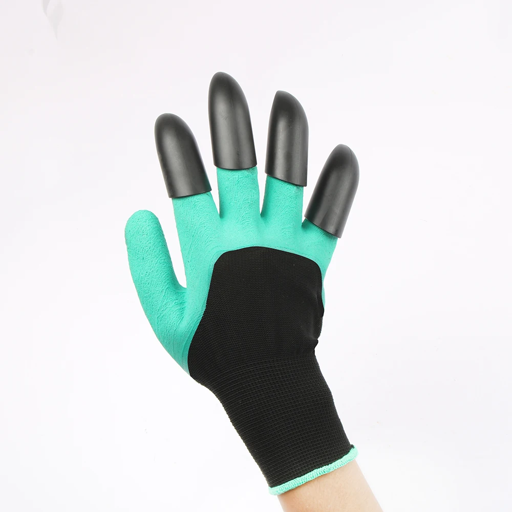 

Garden Gloves tools With Fingertips Claws Quick Easy Dig Plant Rose Pruning Gloves Mittens Digging Gloves Planting Drop Spade