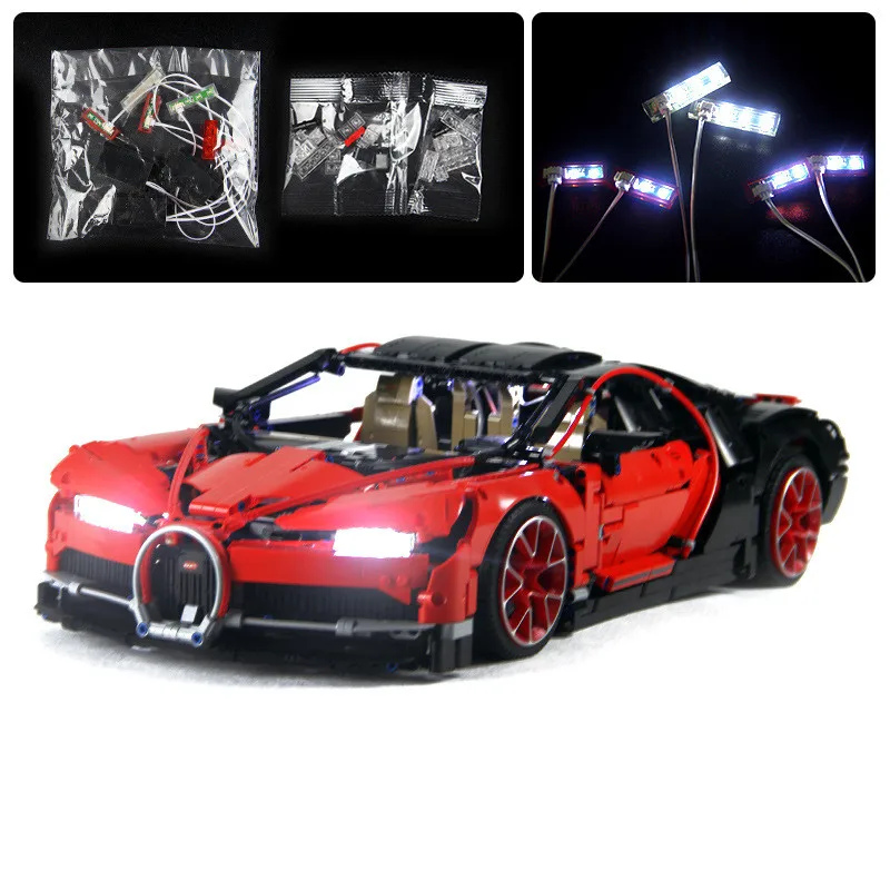 

LIGHTAILING LED Light Kit For Technic Bugatti Chiron Advanced Light Set Compatible With 42083 And 20086(NOT Include The Model)