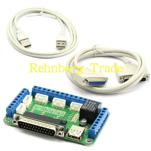 

MACH3 5 axis CNC Stepper Motor controller Breakout Board interface board