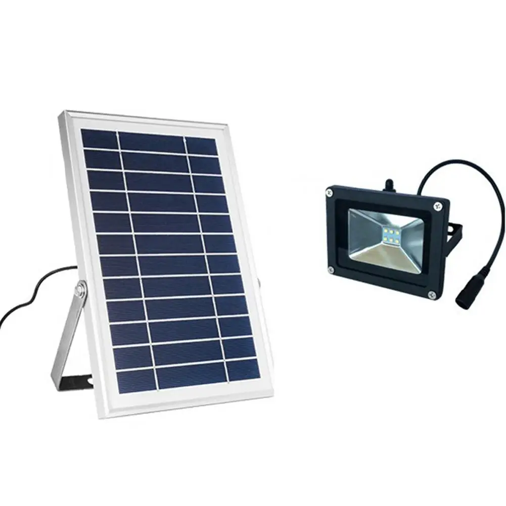 

6 LED Solar Power Flood Light Outdoor Garden Path Lamp Waterproof Efficiency
