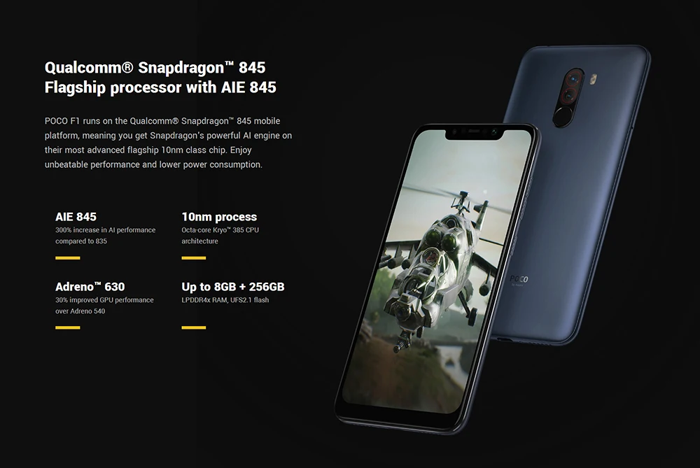 Camera Hygia Colon Full Dollar POCO 6GB F1 4000mAh States Dual XIAOMI Snapdragon AI Global Screen stock United USD 6.18" Rom LiquidCool Ram 128GB Version Latest 845 8 Camera Hygia Colon Full 8