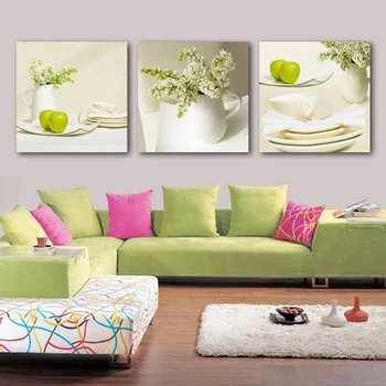 

3 Panel Posters Beautiful vase flowers Picture Painting On The Wall Modular Pictures HD Print Canvas Oil Paintings 2011A-003