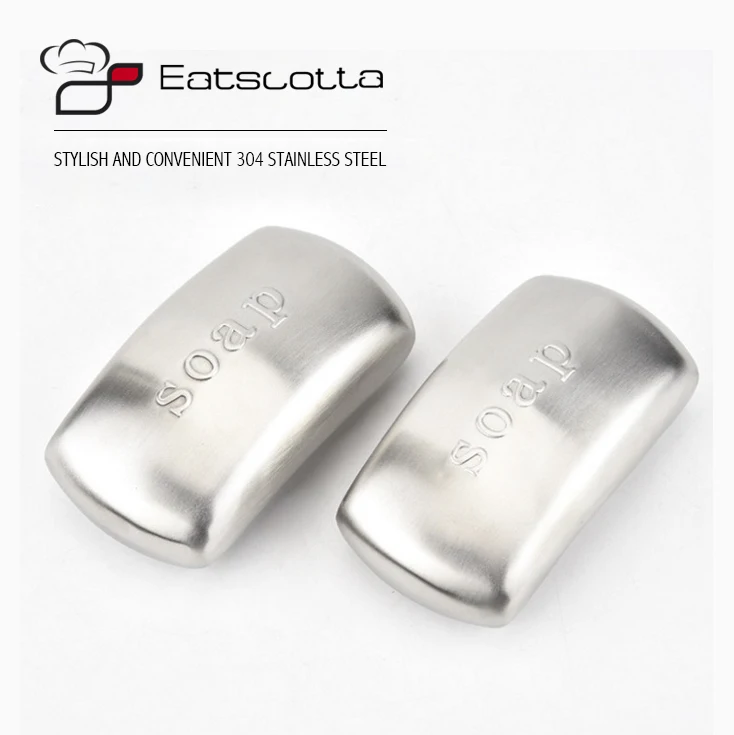 

1pc Chef Soap high quality Stainless Steel Soap Oval Shape Deodorize Smell from Hands Bar Magic Eliminating Garlic/onion Smell