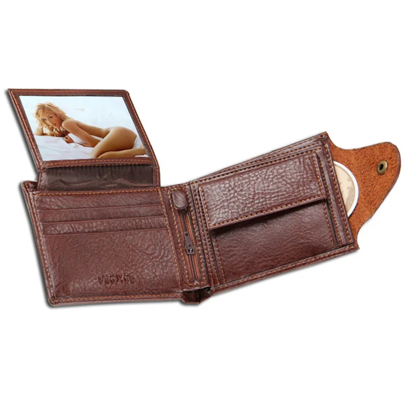 Men Wallets leather Quality Guarantee Leather purse with coin pocket black brwon wallet zipper bag multifunction wholesale price