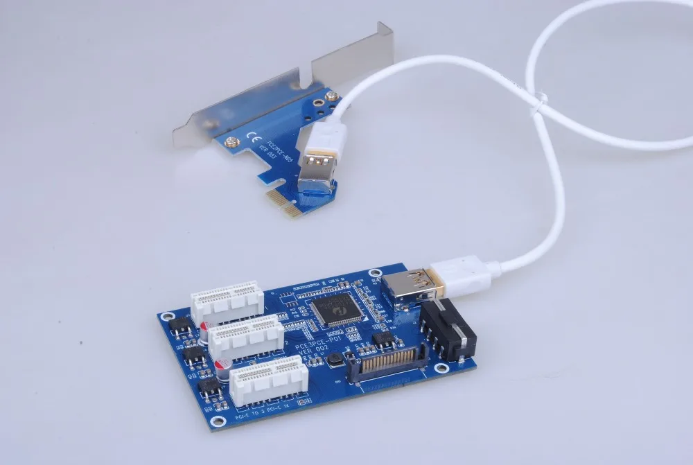 Карта памяти aad PCIe 1-3 PCI express 1X слоты переходная карта Mini ITX к внешнему 3 слота PCI-e