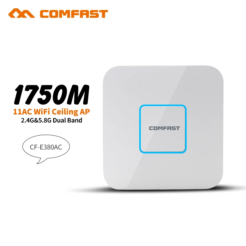 

1750Mbps wireless Ceiling AP router 5.8G+2.4G 802.11AC Gigabit LAN wifi access point AP wi fi router 48V POE adapter dd openwrt