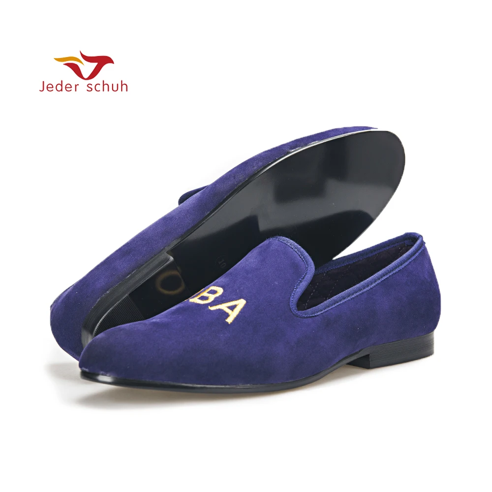 

Men shoes customize embroidery men party loafers Fashion prom and Banquet men dress shoes British style smoking slippers