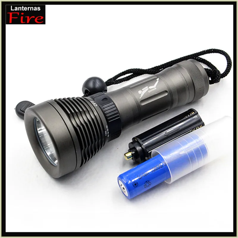 Cree XM L multi function underwater led diving flashlight