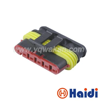 

Free shipping 5sets tyco auto 1.5 series 6pin waterproof housing plug male wire harness caand connector 282090-1