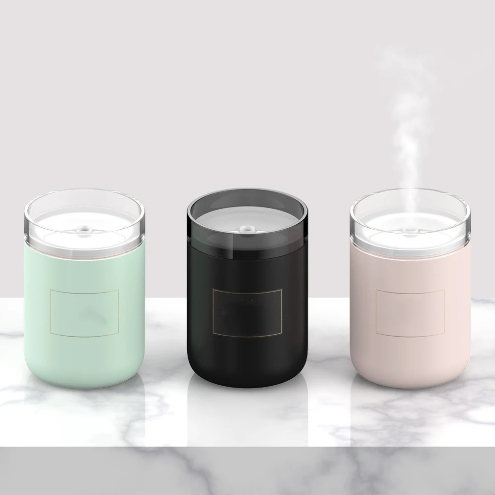 

80ML Ultrasonic Air Humidifier Candle Romantic Soft Light USB Essential Oil Diffuser Car Purifier Aroma Anion Mist Maker