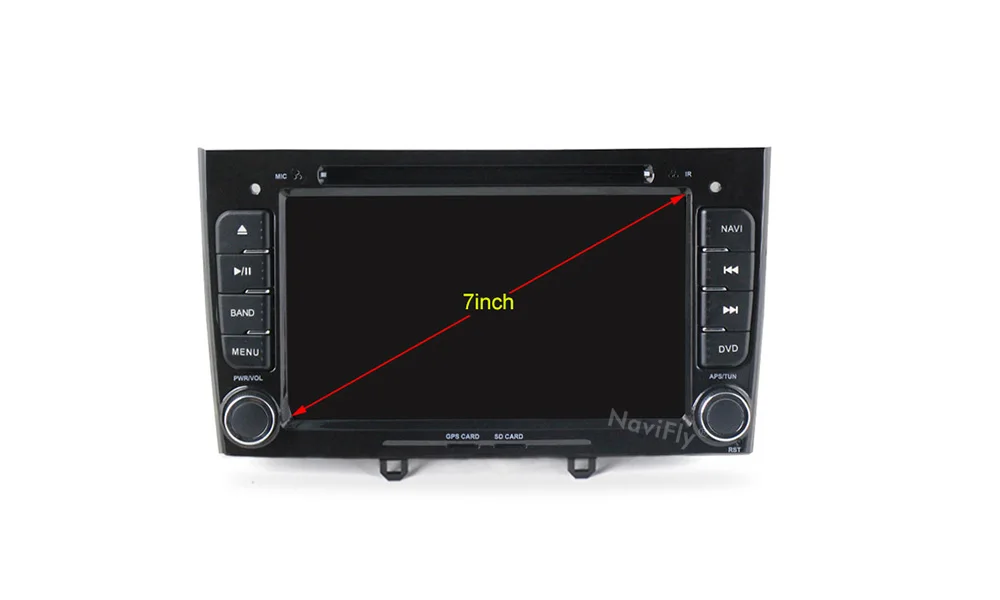 Discount NaviFly Android 8.1 2din Car GPS radio stereo for Peugeot 408 Peugeot 308 308SW Car dvd player with Audio BT canbus RDS 10