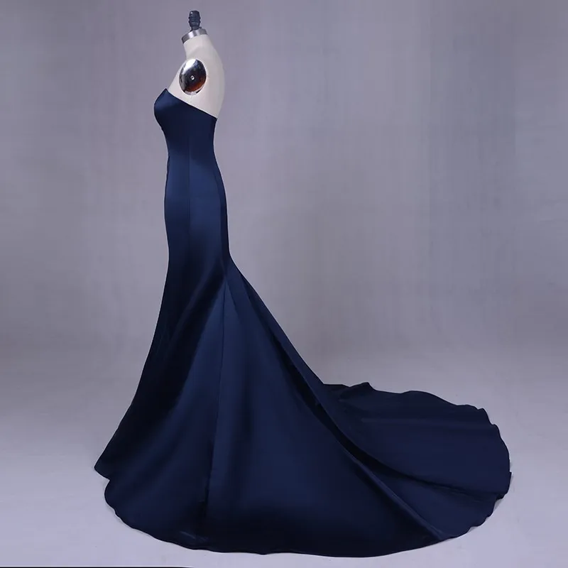 Cheap and Simple Party Evening Dress Long 2018 Sweetheart Navy Blue Mermaid Prom Dresses Formal Women Evening Gowns off Shoulder Cheap and Simple Party Evening Dress Long 2018 Sweetheart Navy Blue Mermaid Prom Dresses Formal Women Evening Gowns off Shoulder