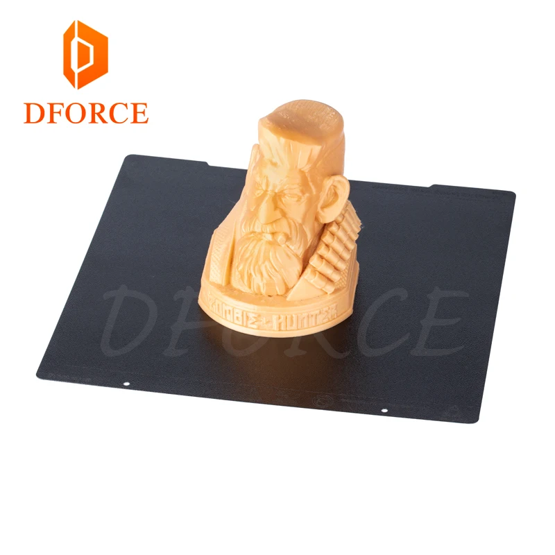 DFORCE 241x252 двухсторонняя текстурированная пружинная стальная пластина PEI с