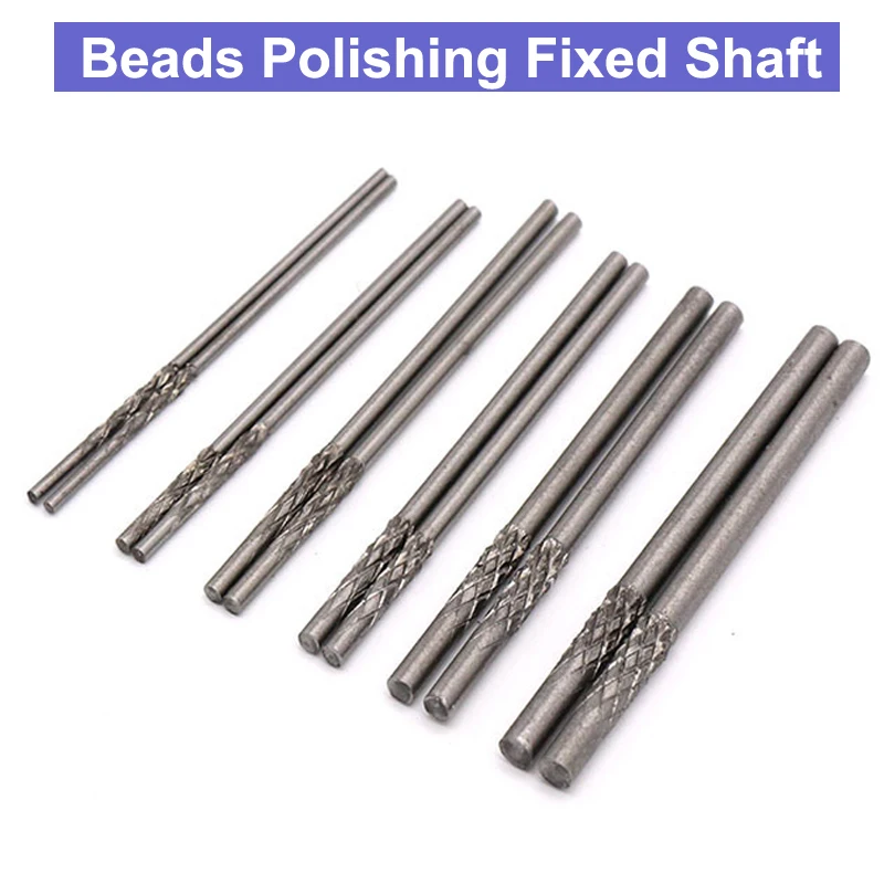 URANN 10pcs 1.2 3mm Beads Polishing Fixed Shaft Mounting Shaft Ball Knife Shafts Woodworking