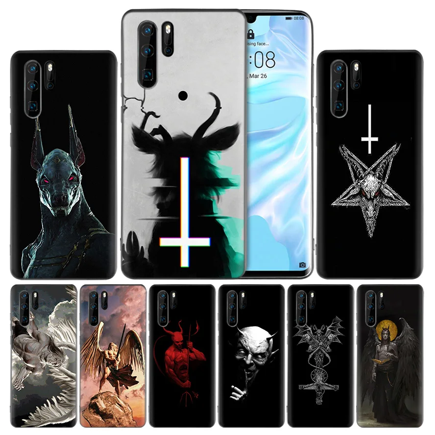 

Lucifer Satan Silicone Case Cover for Huawei Mate 20 10 P30 P20 P10 P9 Lite Pro 2017 P Smart Z Plus 2019 V20 Enjoy 9S 9E Nova 4e