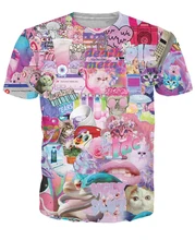 Omfgsotumblr T-Shirt Kittens Awesome Fake Vibrant Tees Vgly Slut IDC Tops Summer Style Tees Women Men 3d Casual T Shirt 5XL