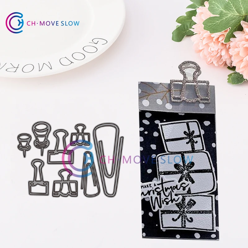 

CH 2019 New Arrival Paper Clip Tool Metal Cutting Dies Embossing Scrapbooking Stencil Craft Cut Dies For DIY Card Handmade