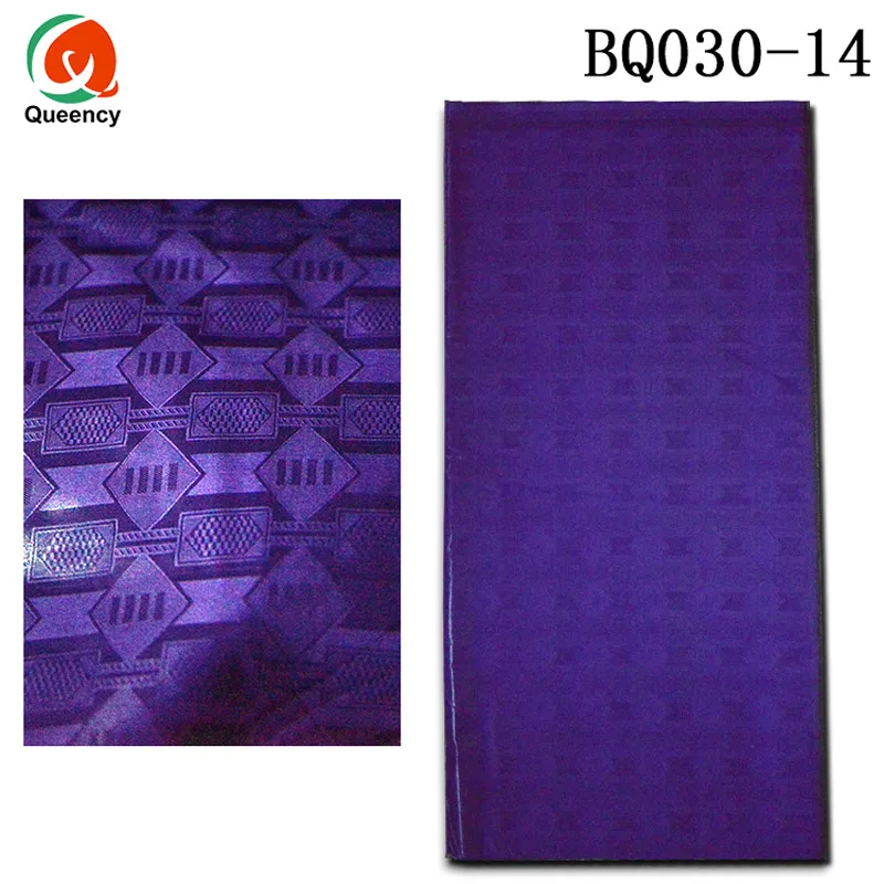 BQ030 Африканский Базен качество мягкий Африканский батик модная традиционная Женская и мужская одежда ткань для бубоу парчи - Цвет: purple