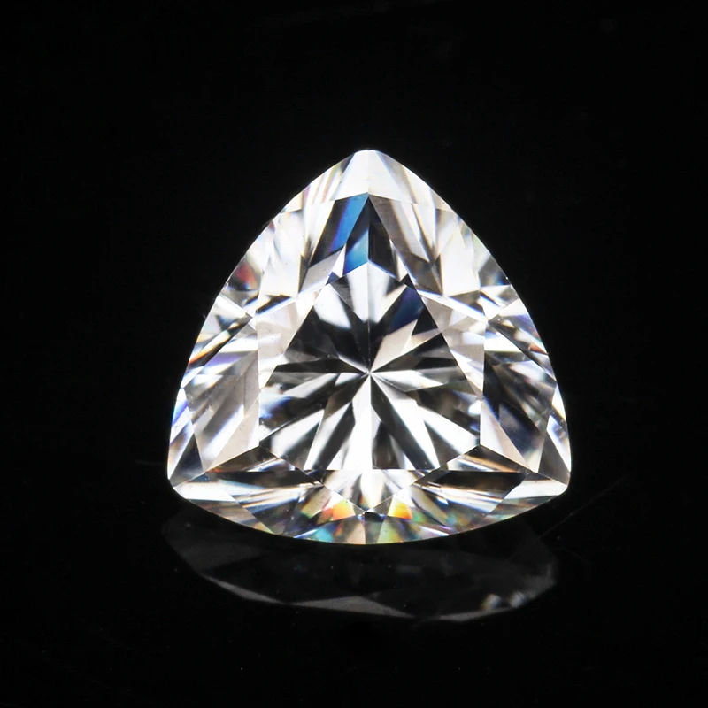 trillion cut 7*5mm synthetic diamonds stone loose E/F moissanites Gems