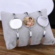 Sublimação pulseiras para mulheres moda transferência de calor em branco pulseira jóias em branco consumíveis suprimentos nova arrvial 15 peças/lote