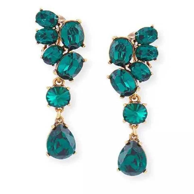 

2018 Amybaby Designer High Quality Womens Luxury Vintage Crystal Womens Necklace Earring Jewelry For Party