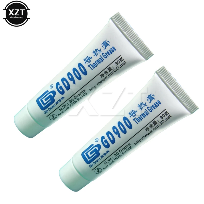 

1pc For CPU ST30 Silicone Plaster Heat Sink Compound GD900 Thermal Conductive Grease Paste Net Weight 30 Grams Gray