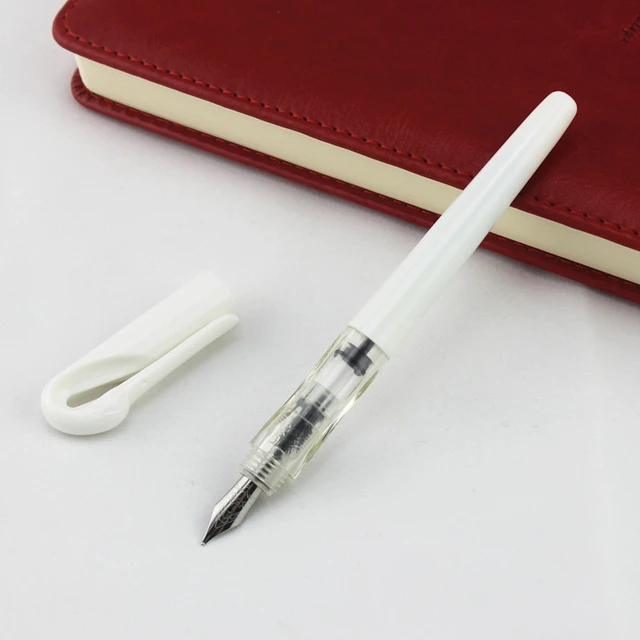 Jinhao – stylo plume requin, corps de couleur transparente, pointe Fine en  acier inoxydable, pour l'écriture au bureau et à l'école