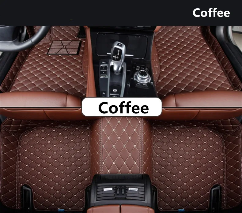 

Auto Floor Mats For Hyundai Elantra 2012-2015 Foot Carpets Step Mat High Quality Embroidery Leather