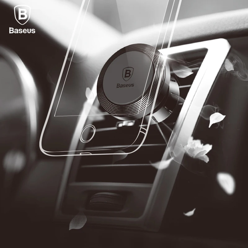 Baseus Aroma Universal Magnetic Phone font b Car b font Holder 360 Rotation air vent mount