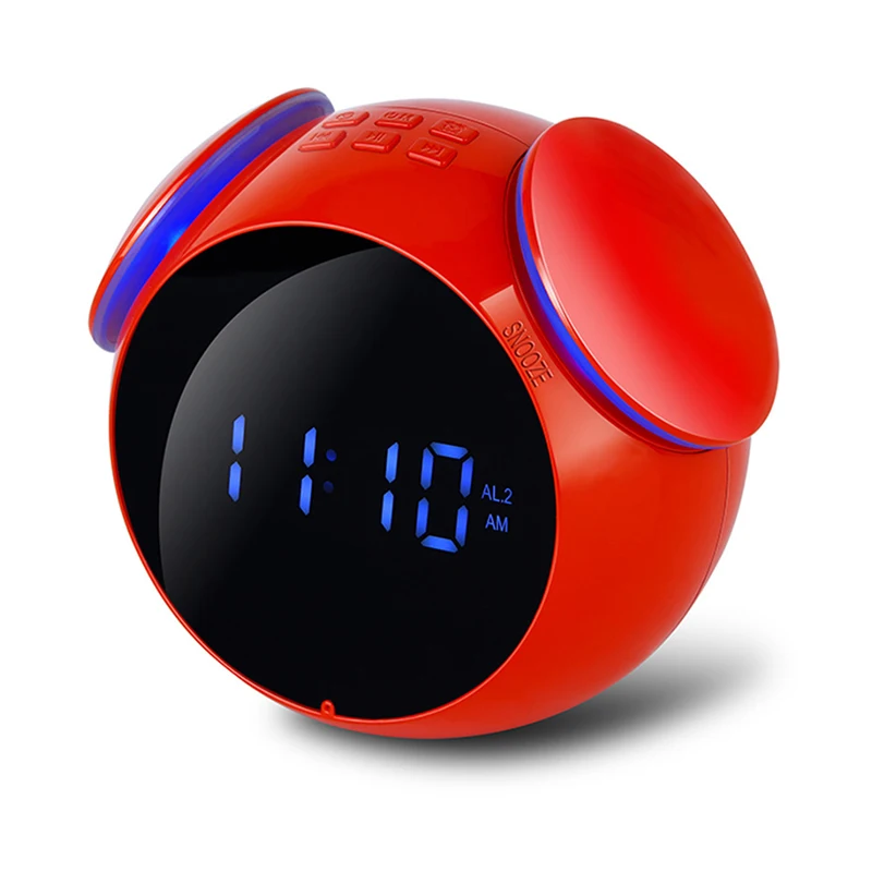

ML-C08 2 in 1 Wireless Bluetooth Speakers with Digital Alarm Clock, Outdoor Intelligent Audio