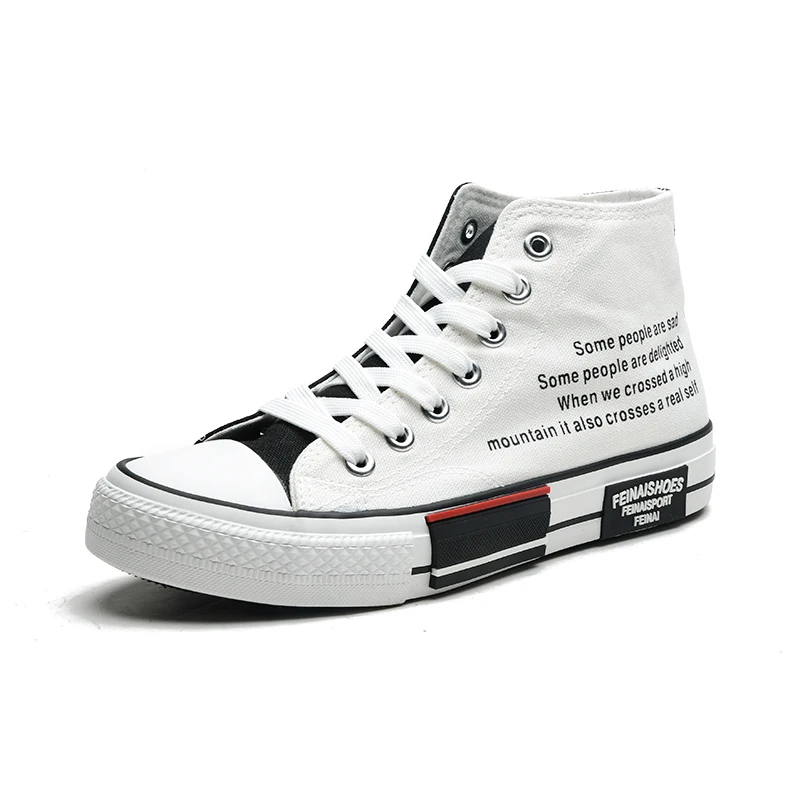 

High Top Canvas Shoes Men Sneakers Lace-up men Casual Shoes