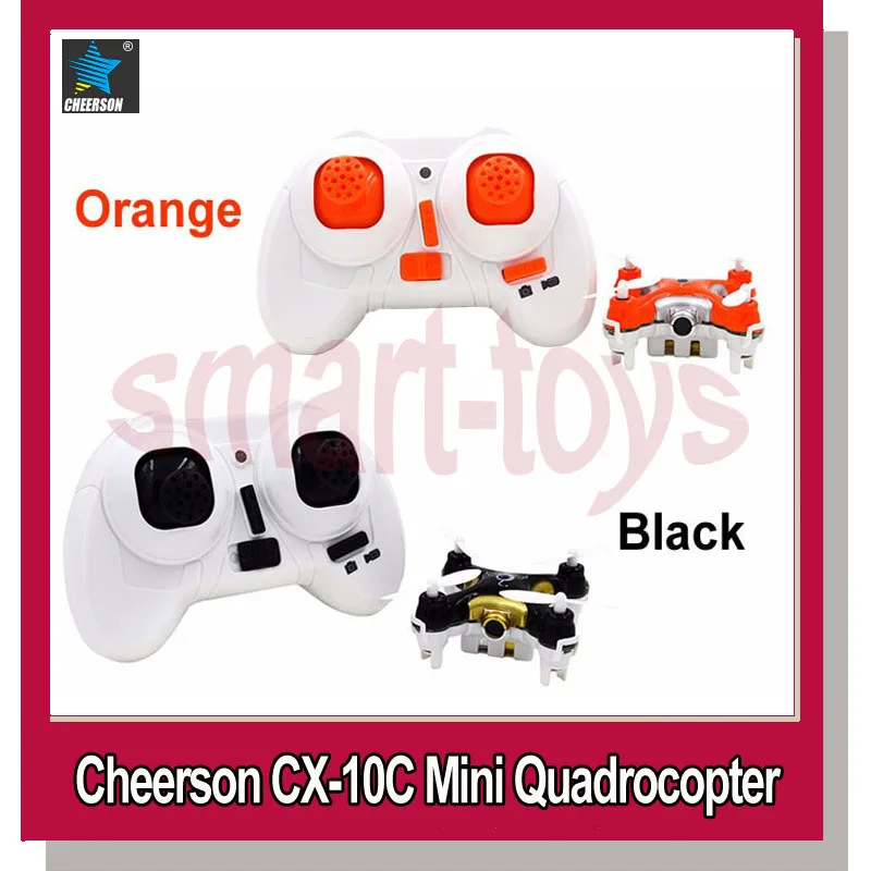 Cheerson CX 10C CX10C Mini 2 4G 4CH 6 осевой Карманный Радиоуправляемый квадрокоптер с защитой и
