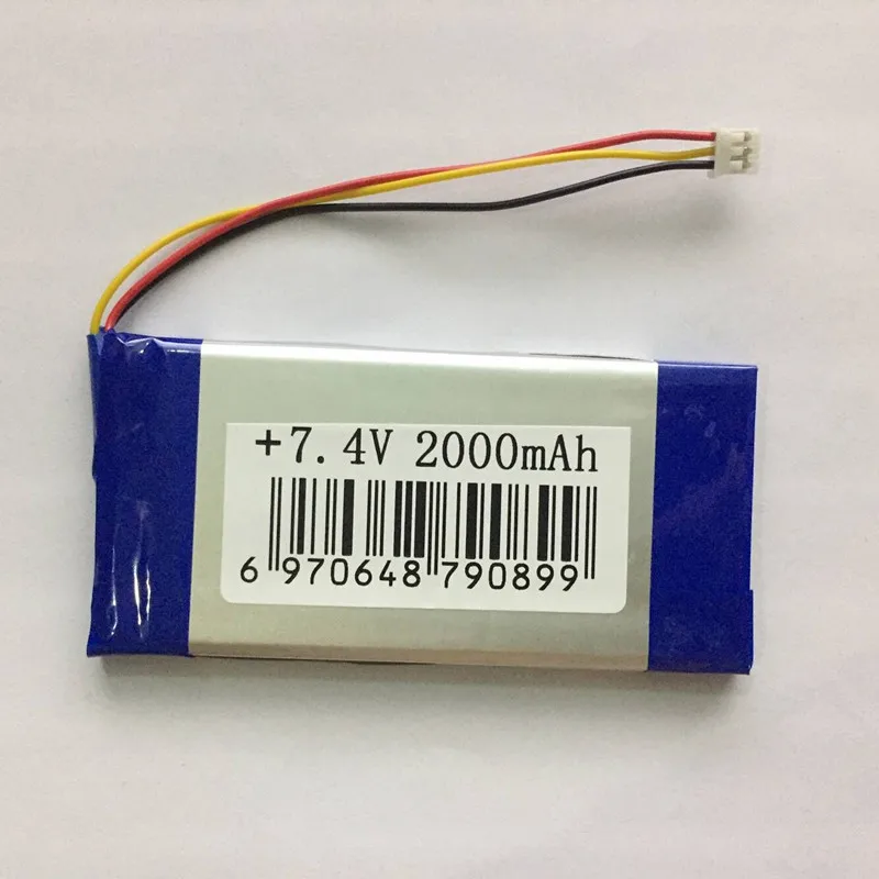 Аккумуляторная батарея 7 4 В 2000 мА · ч|video battery|lithium battery 7.4v 2000mahportable dvd |