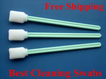 

FREE SHIPPING - 300 pcs Cleaning foam swabs for printer for sale swab compatible with eco-solvent and Water ink