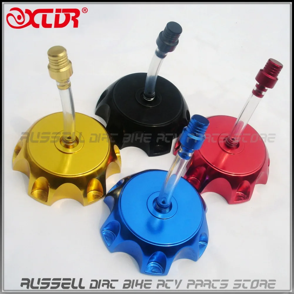 Colorful CNC fuel tank cap & Breather fuel tube cap for GPX YCF SDG SSR TAOTAO KLX110 CRF50