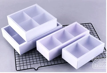 

White colour drawer Candy Moon Cake Box Gift Bag, biscuit Macaroon Box Chocolate Boxes Cookies Bag 100pcs/lot