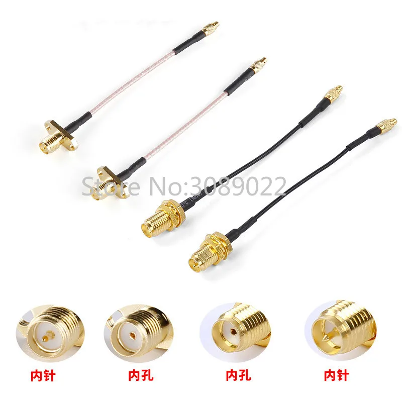 

MMCX to SMA Male/MMCX to RP-SMA/RPSMA to IPEX FPV Antenna Extension Cord for FPV Transmitter TX RC Models Spare Parts DIY